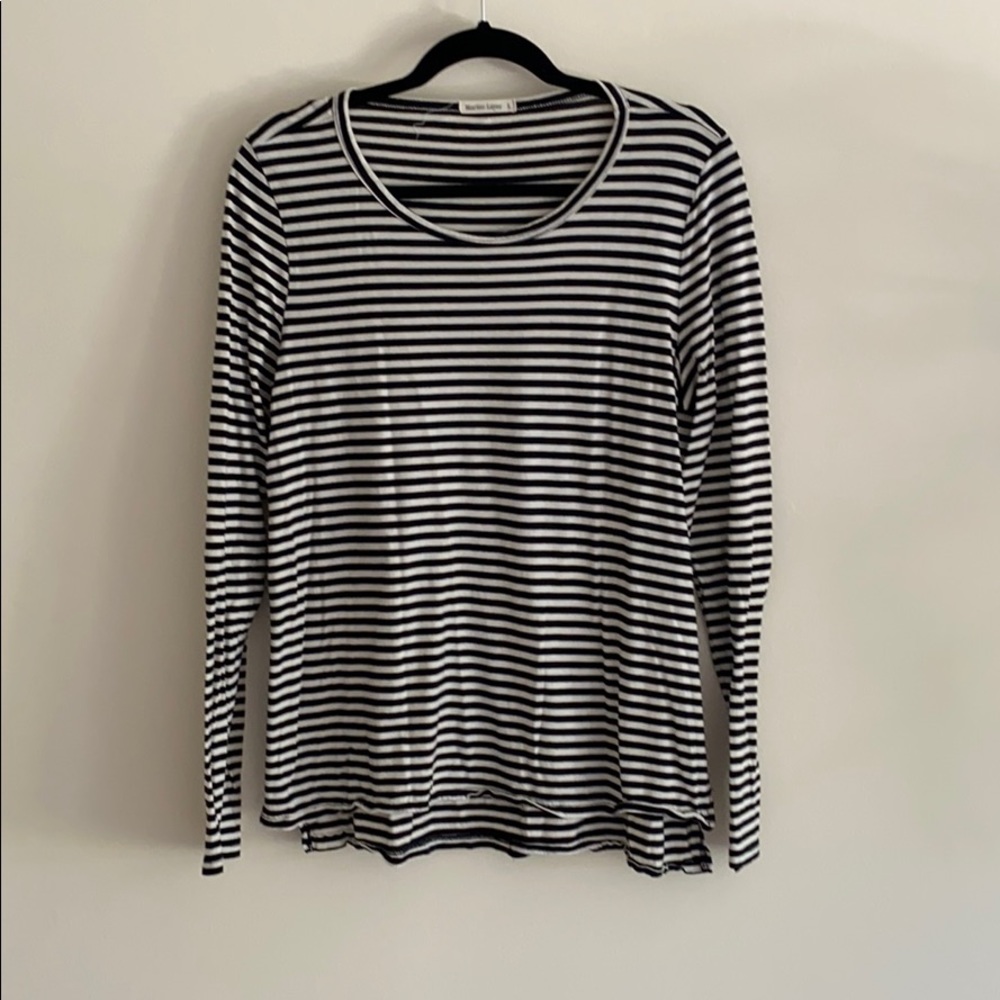Black and white striped shirt